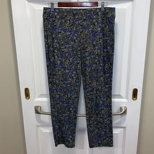 Women's Chico's Travelers Floral Printed Ankle Length Pants